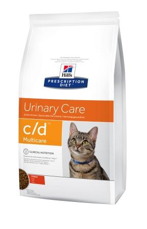 

Лечебная диета Hills Prescription Diet Feline c/d Multicare поддержание мочевыводящих путей курица-10 кг