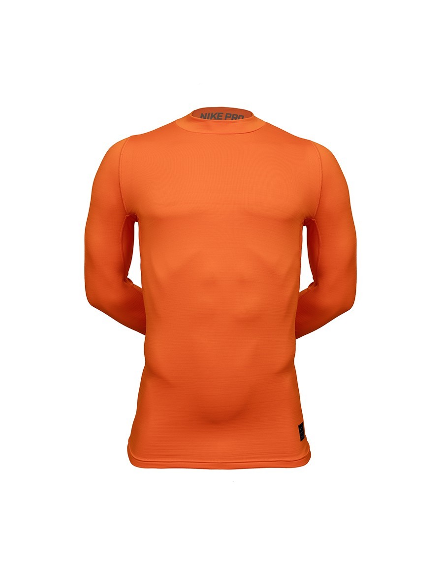 

Термофутболка Nike GFA Hypercool Compression S оранжевая