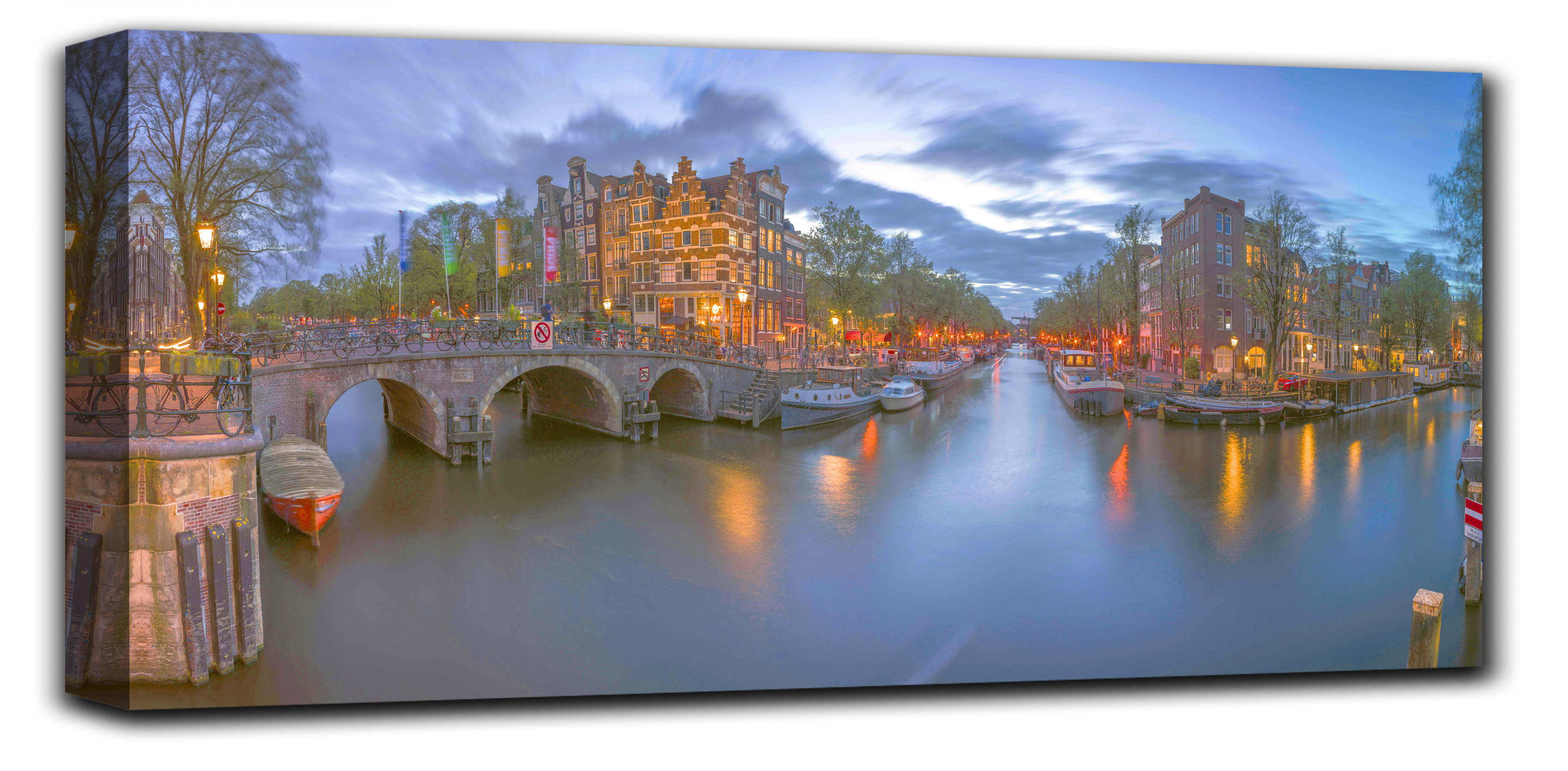 

Картина на массивном подрамнике RozenfeldArt AF-Amsterdam-156-Pano 50*120 см