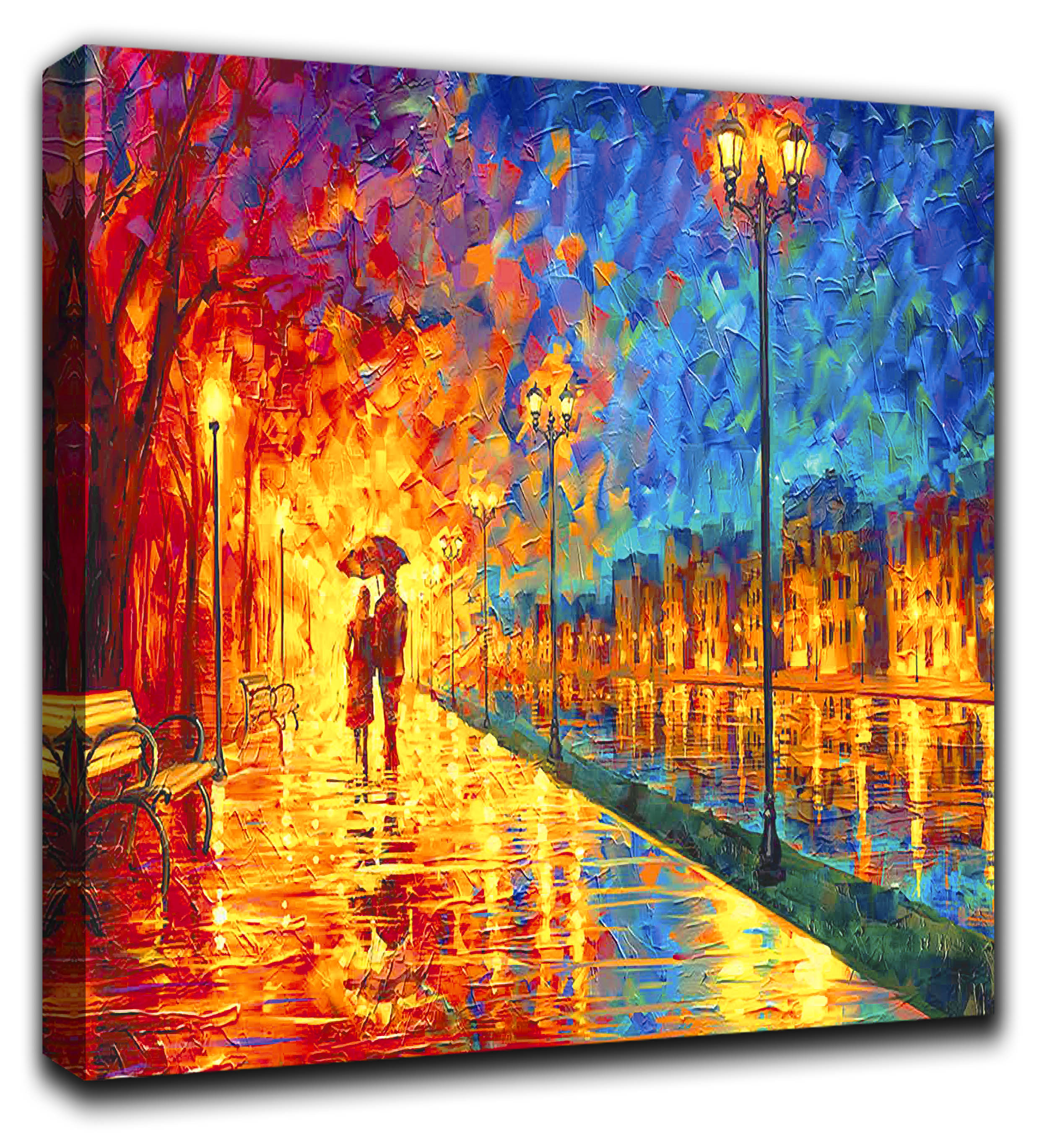 

Картина на массивном подрамнике RozenfeldArt 80-LOVE-CITY 80*80 см
