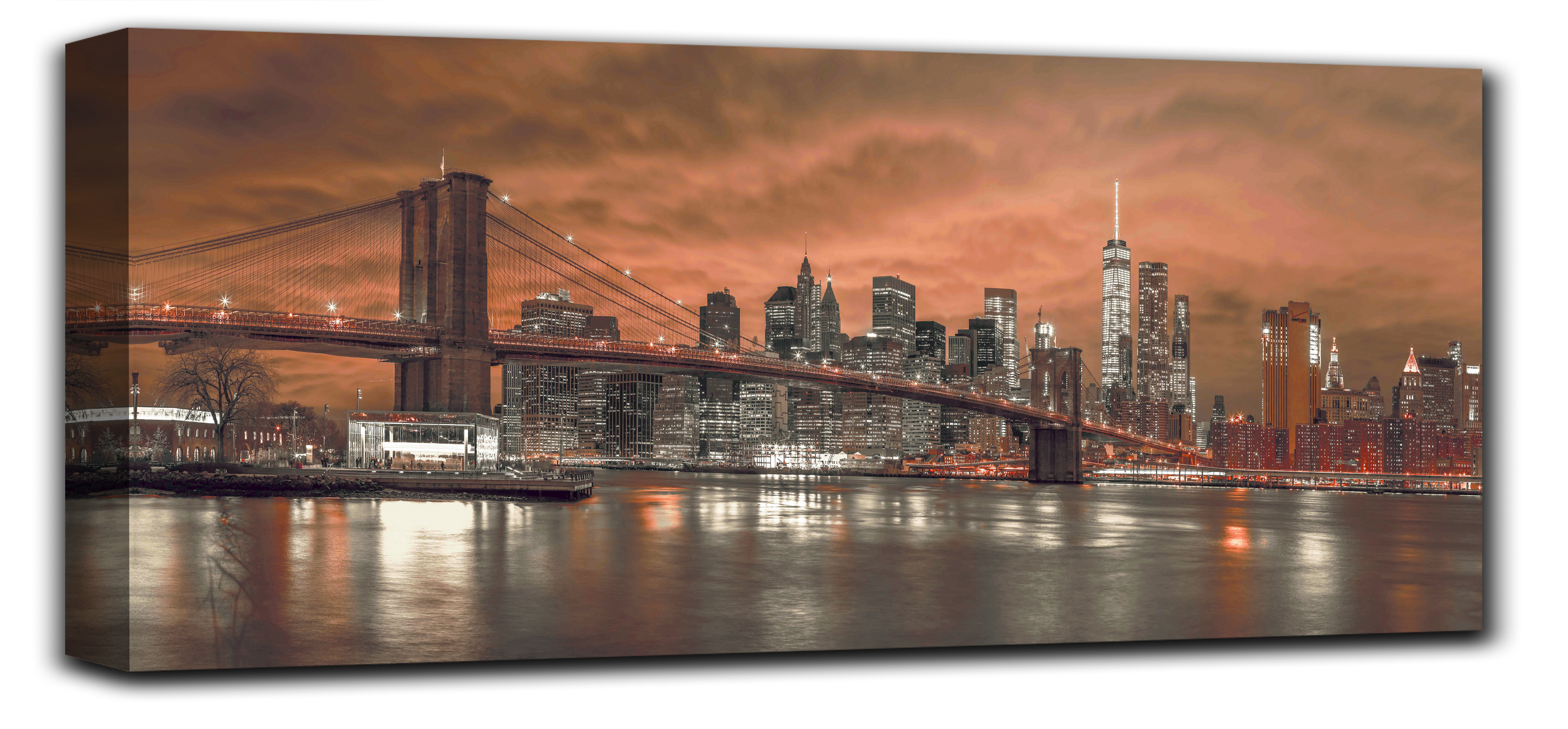 

Картина на массивном подрамнике RozenfeldArt AF-New-York-350-Pano-C06 50*120 см