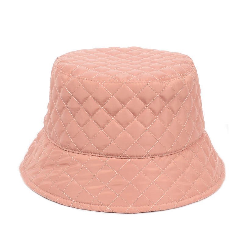 

Зимняя однотонная стёганная панама на флисе Filex  Пудровый, Зимняя однотонная стёганная панама на флисе Filex one-size Пудровый