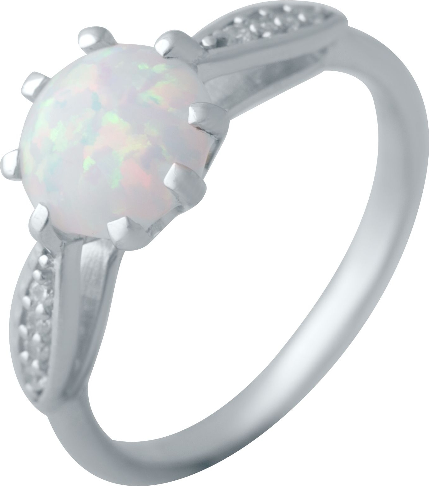 

Серебряное кольцо SilverBreeze с опалом 1.009ct 2040019 18 размер, 18 размер