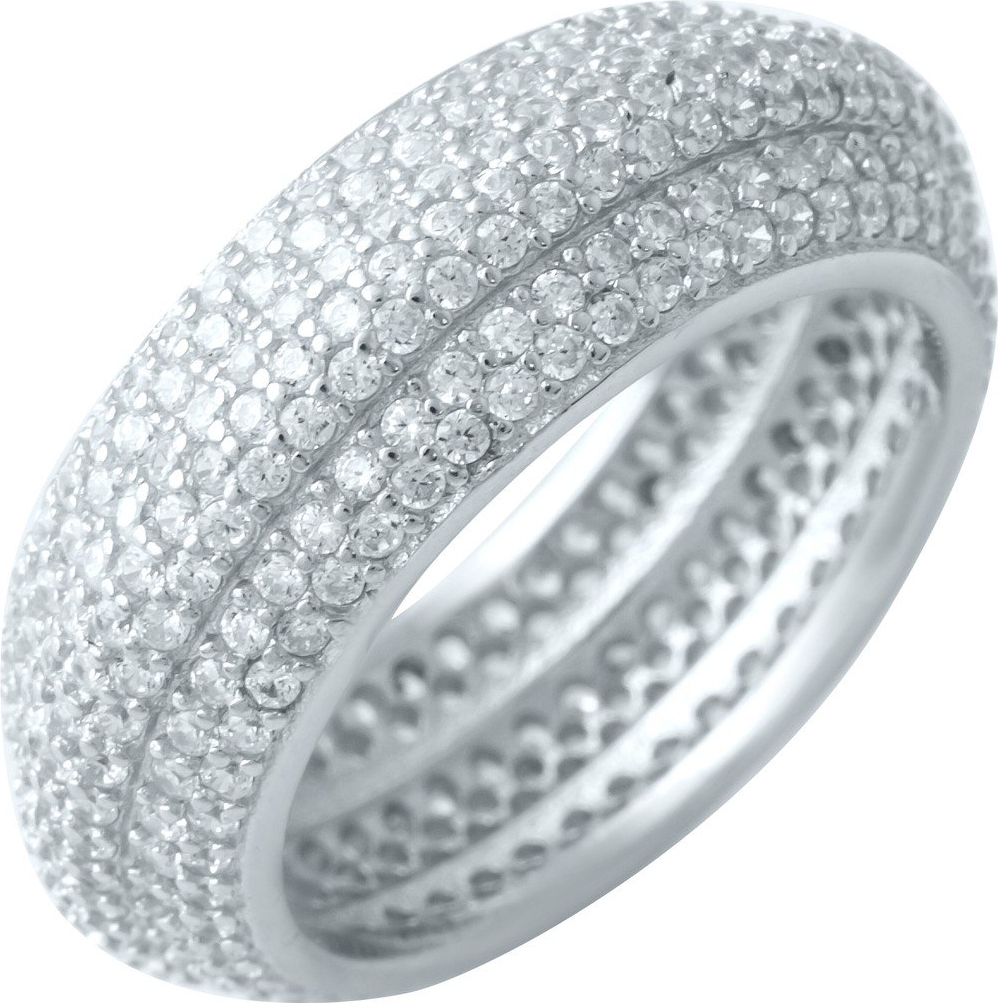 

Серебряное кольцо SilverBreeze с фианитами 1918791 16.5 размер, 16.5 размер