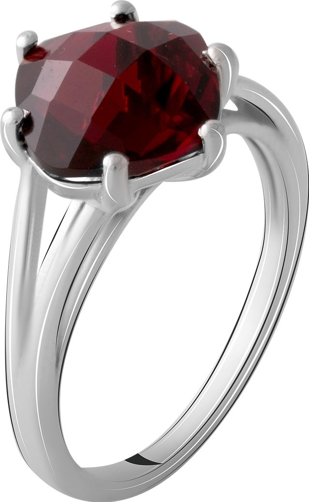 

Серебряное кольцо SilverBreeze с натуральным гранатом 3.373ct 2067948 18.5 размер, 18.5 размер