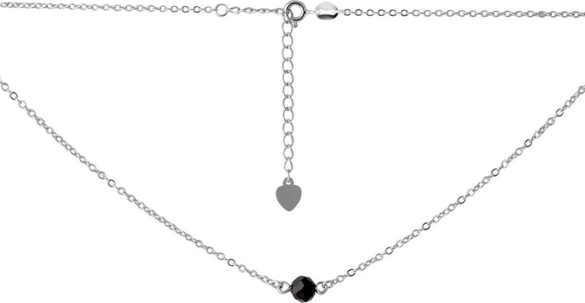

Серебряное колье SilverBreeze с натуральным шпинелью 2068143 350400 размер, 350-400мм размер