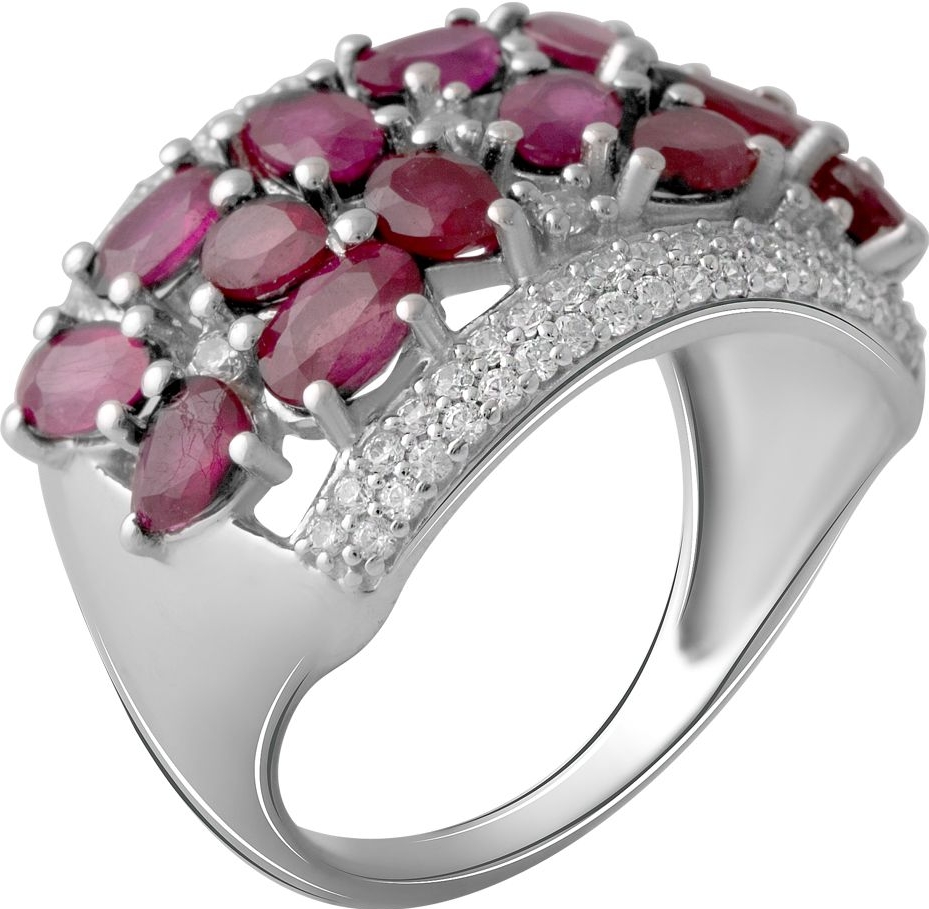 

Серебряное кольцо SilverBreeze с натуральным рубином 4.443ct 2057758 18.5 размер, 18.5 размер
