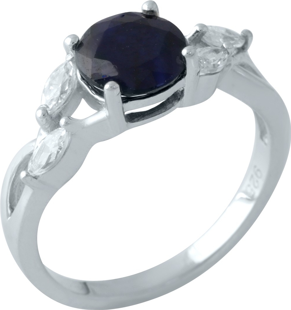 

Серебряное кольцо SilverBreeze с натуральным сапфиром 1.963ct 1961704 18 размер, 18 размер