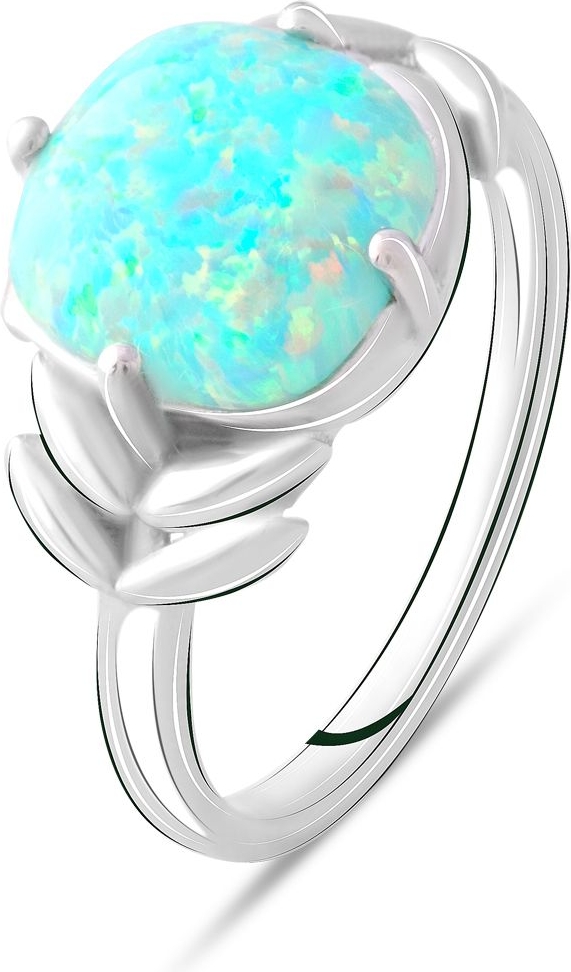 

Серебряное кольцо SilverBreeze с опалом 1.815ct 2075226 18.5 размер, 18.5 размер