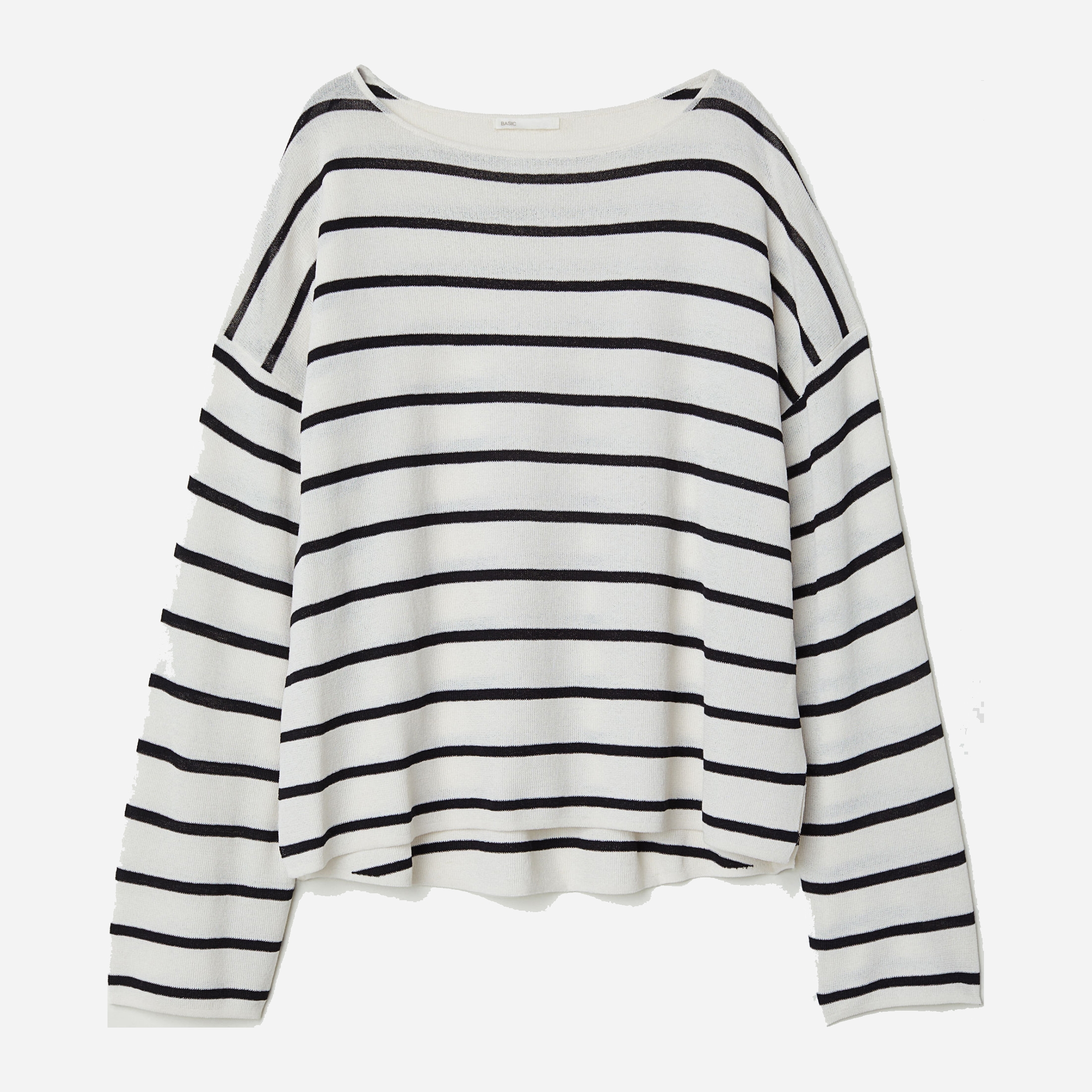 

Джемпер H&M XAZ181079KOXU S Бело-черный