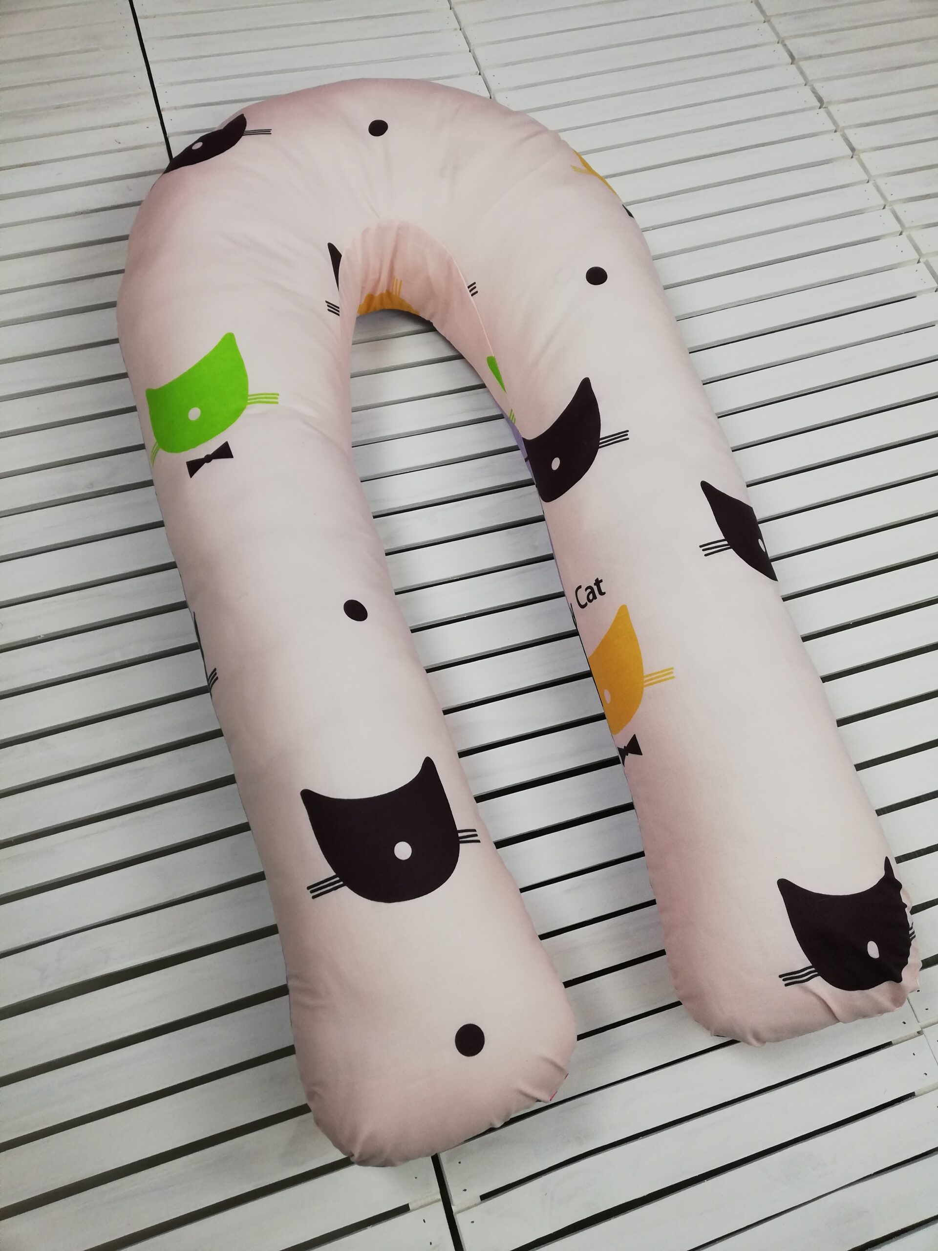 

U образная Подушка для беременных Hifriend Котики XXXL 300x60