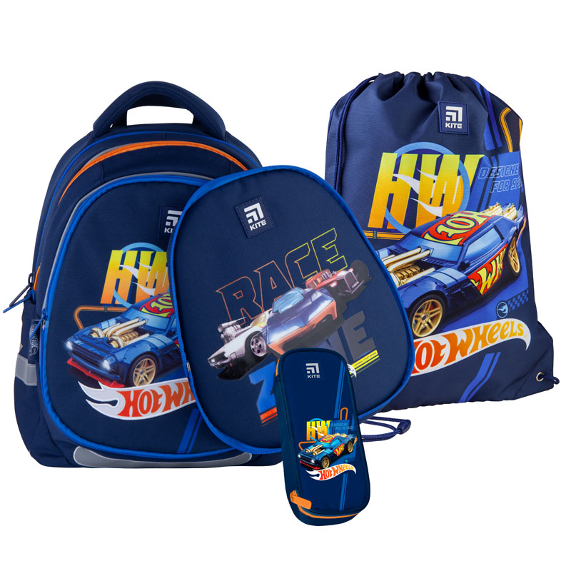 

Школьный набор 2021 Kite Education Hot Wheels SET_HW21-700M(2p)