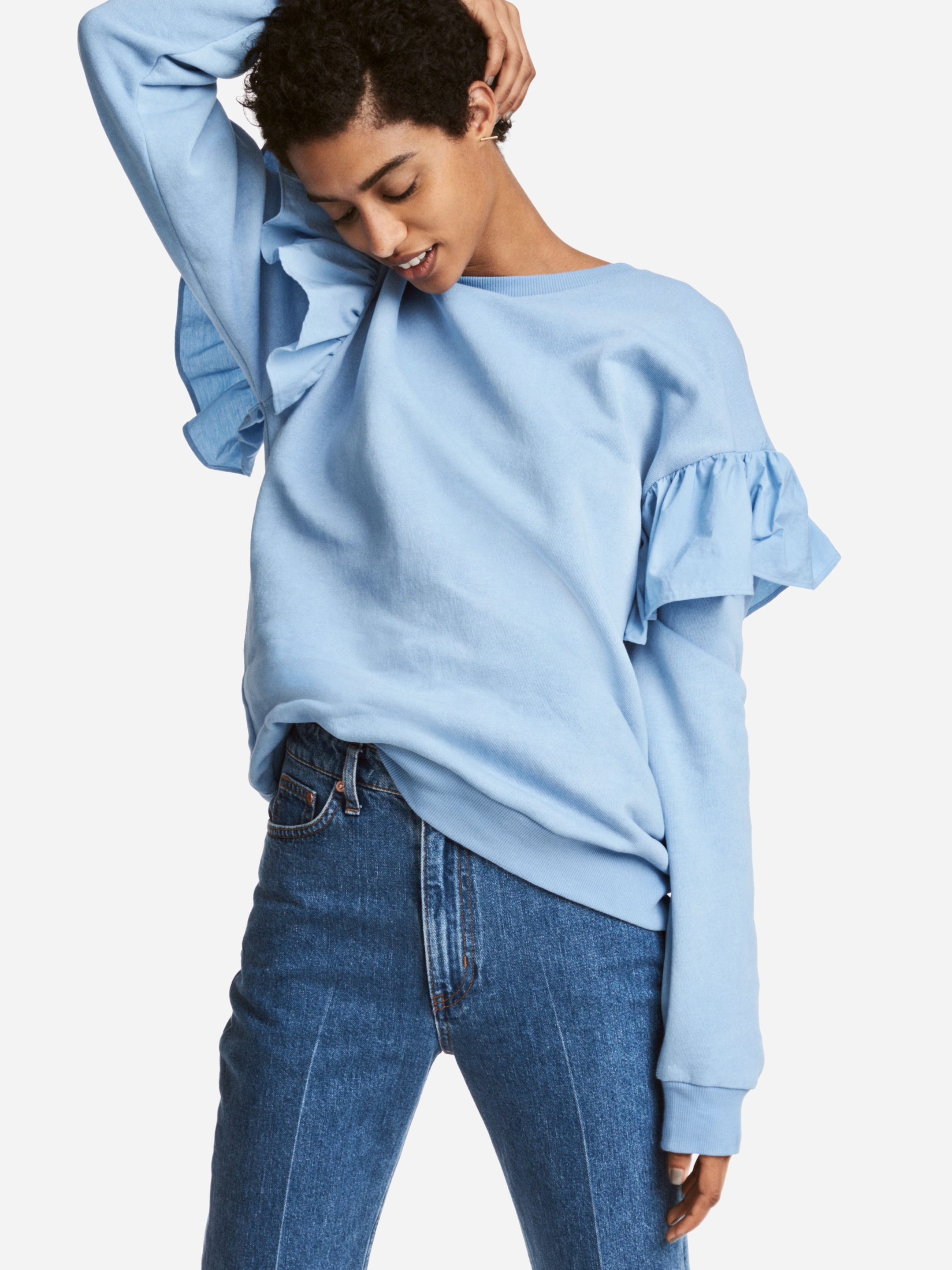 

Свитшот H&M XAZ155824WWHV  Голубой, Свитшот H&M XAZ155824WWHV L Голубой