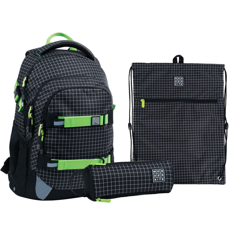 

Школьный набор 2021 Wonder Kite Checkered SET_WK21-727M-2