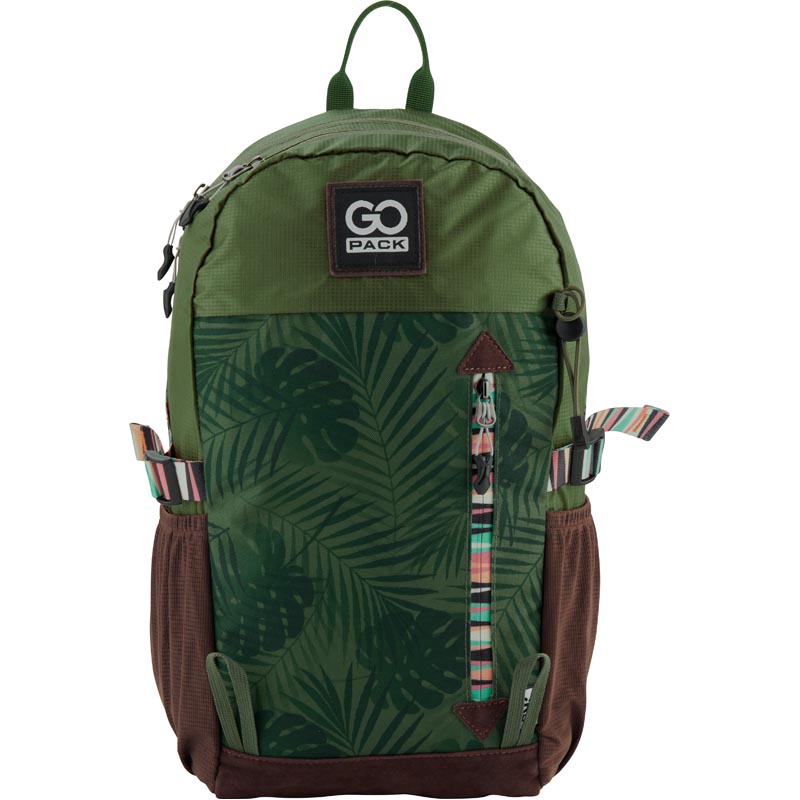 

Рюкзак молодежный GoPack зелёный GO18-128L