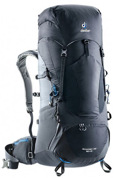 

Рюкзак Deuter, Aircontact Lite 50+10 цвет 7403 black-graphite