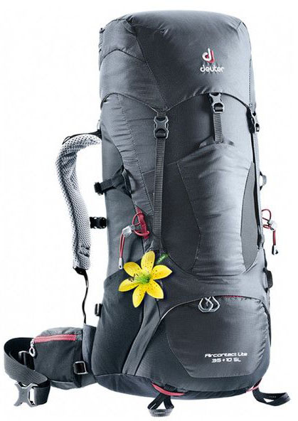 

Рюкзак Deuter, Aircontact Lite 35+10 SL цвет 4701 graphite-black