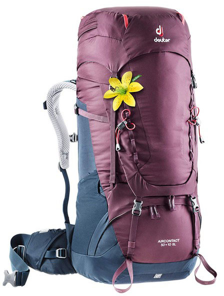 

Рюкзак Deuter, Aircontact 50 + 10 SL цвет 5326 blackberry-navy