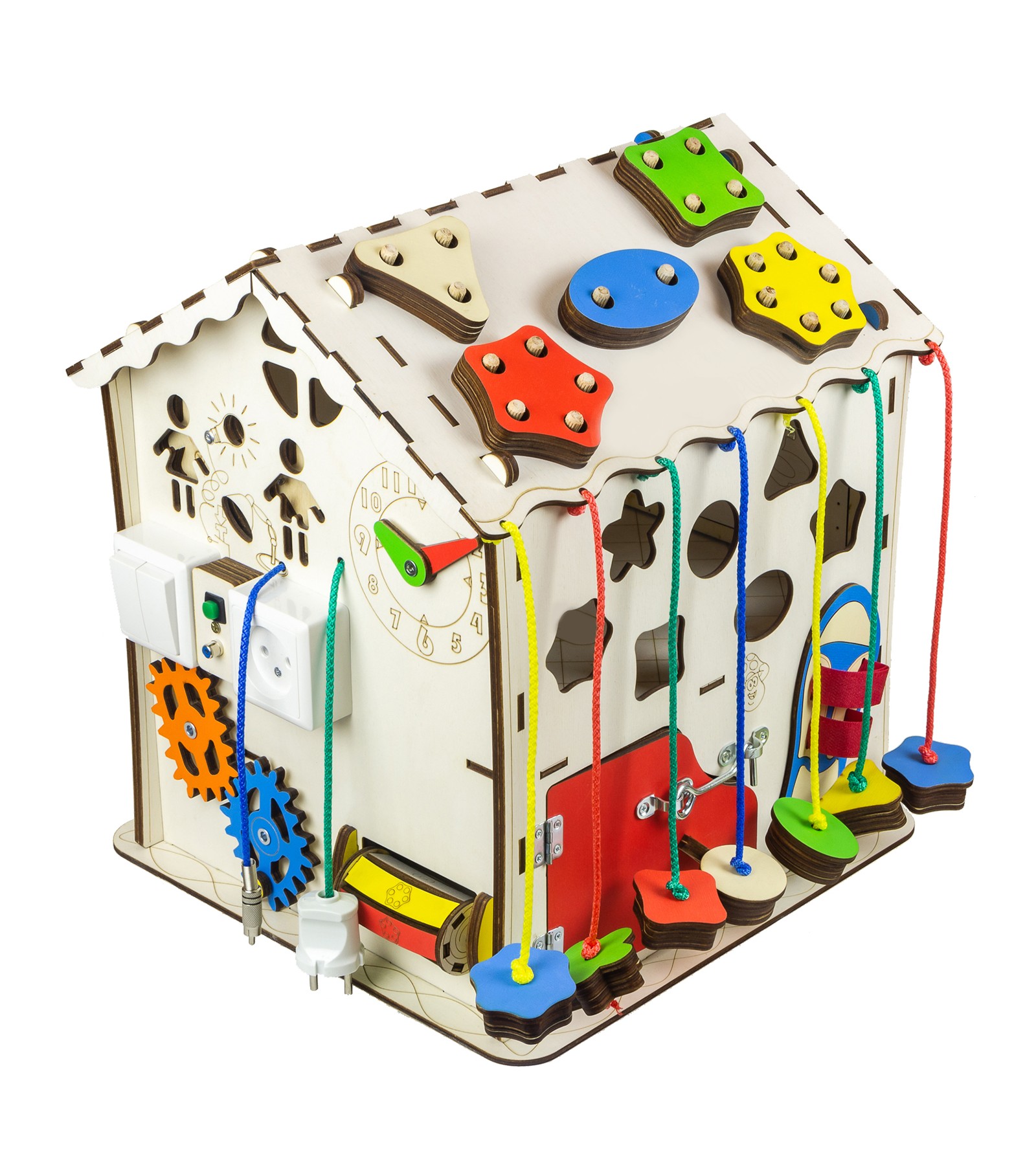 

Домик развивающий GoodPlay 30х30х40 с подсветкой (B 008)