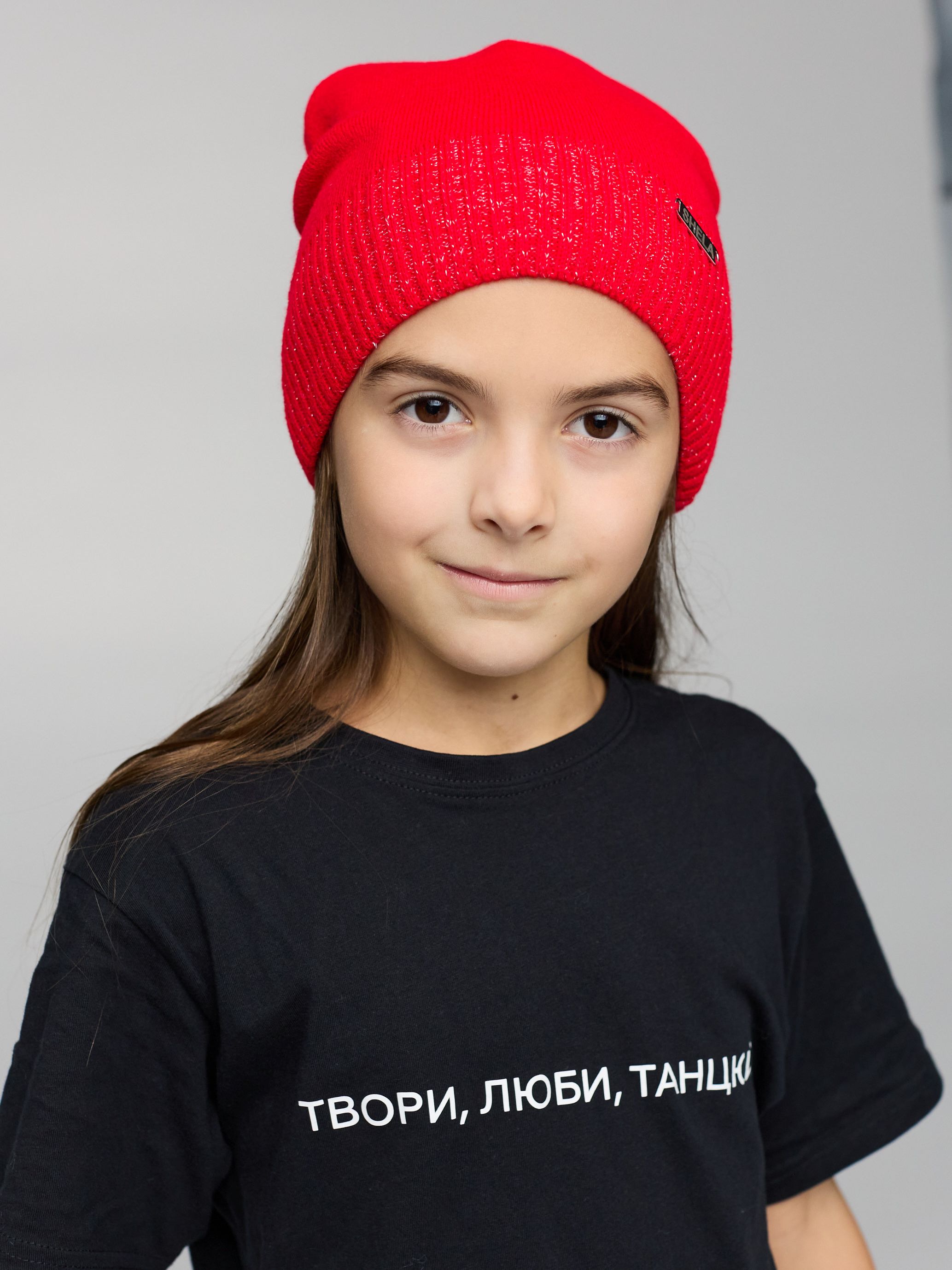 

Зимняя шапка Sample Shela 50-54 см Красная