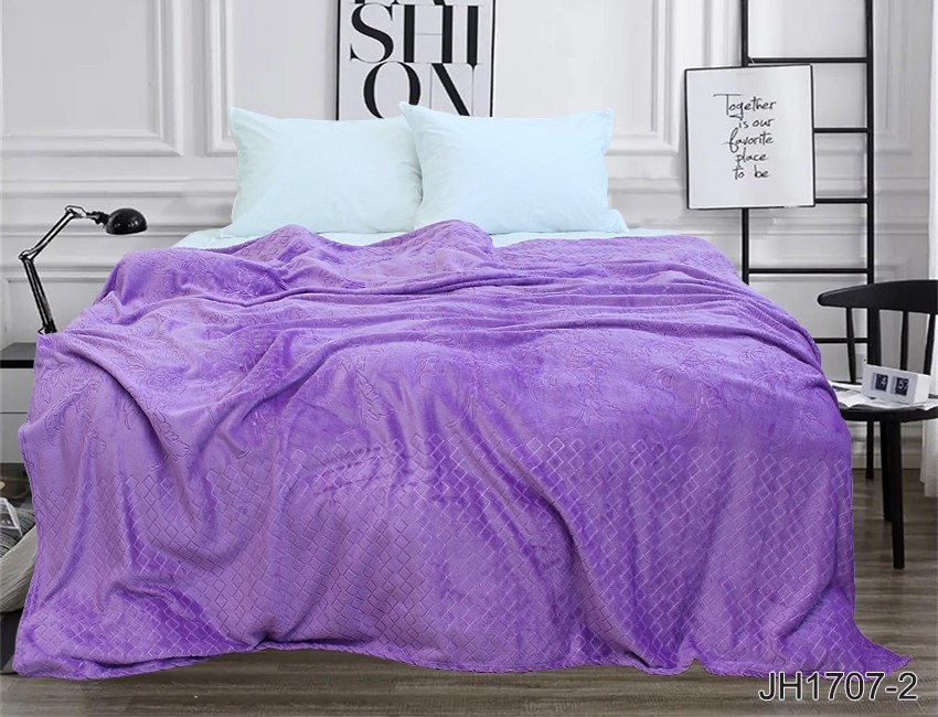 

Плед велсофт (тиснение) TAG tekstil JH1707-2 200х220