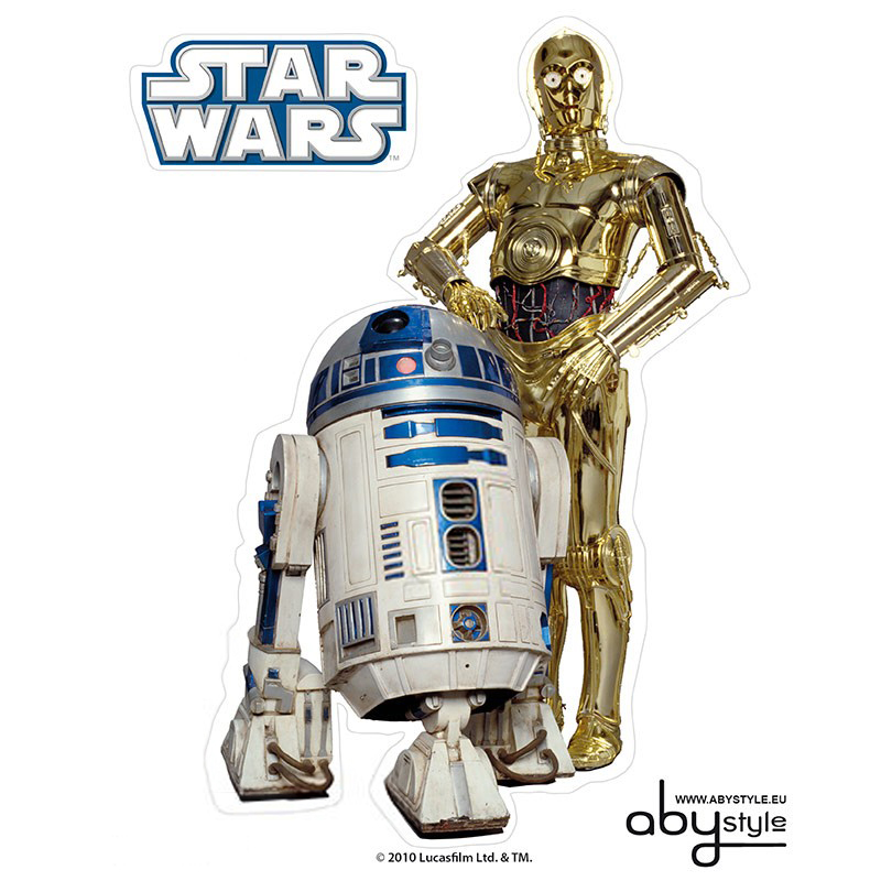 

Наклейки STAR WARS R2-D2 (Звездные войны) 16х11 см (ABYDCO160)