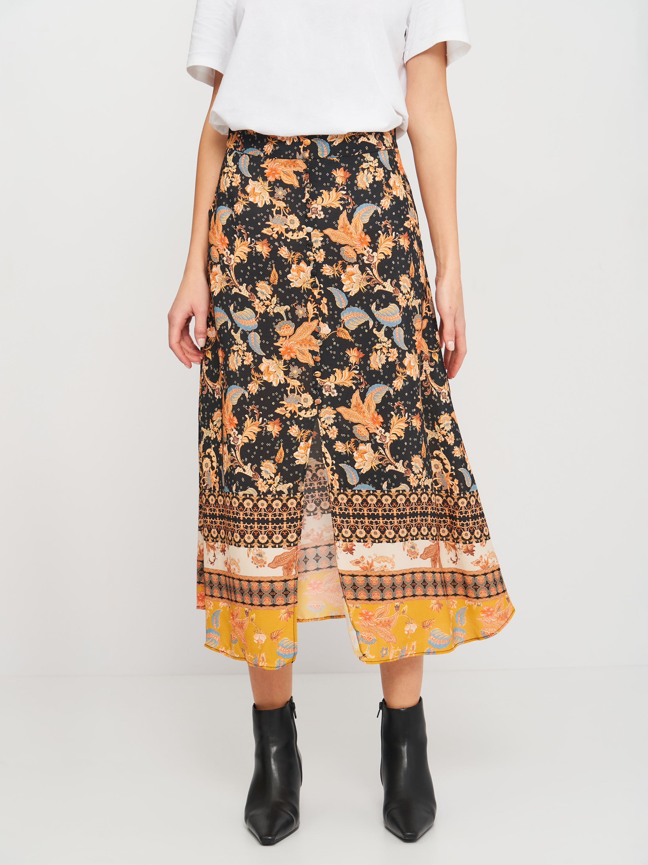 

Юбка Desigual 18WWFWX0-2000  Черная, Юбка Desigual 18WWFWX0-2000 36 Черная