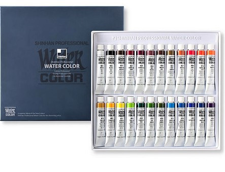 

Набір акварельних фарб ShinHan Professional Water Color "Pro" 7,5 мл 24 кольору