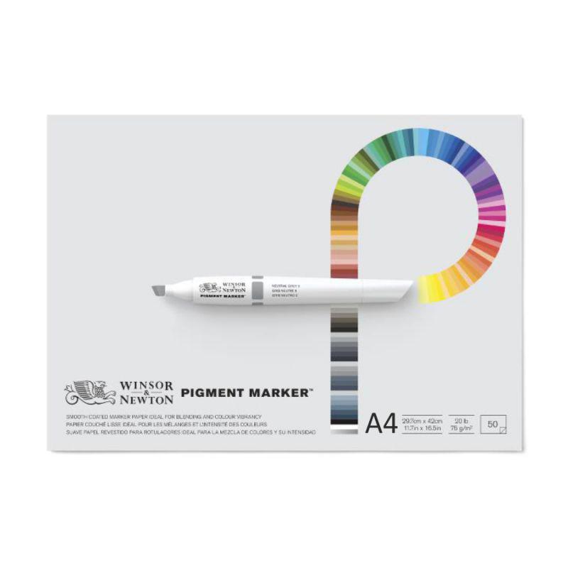 

Склейка Pad для маркерів W&N, Pigment marker, A4, 75 г/м2, 50л 6001004