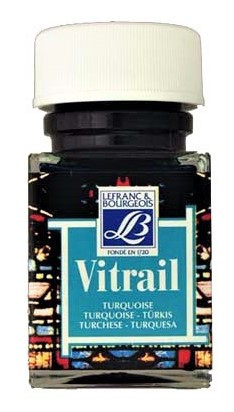 

Вітражна фарба Vitrail #050 Turquoise blue (Блакитний) на сольвентній основі, 50 мл Lefranc & Bourgeois