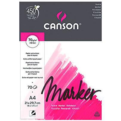 

Альбом-Склейка для маркеров Canson MARKER А4, 70л, 70г