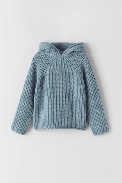 

Кофта худі Zara д5852 блакитний 164