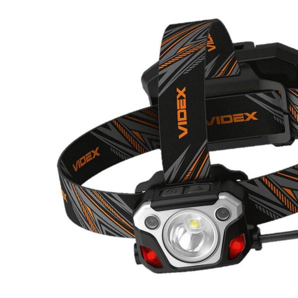 

Фонарь налобный VIDEX H056 1400Lm 6500K, 2х18650