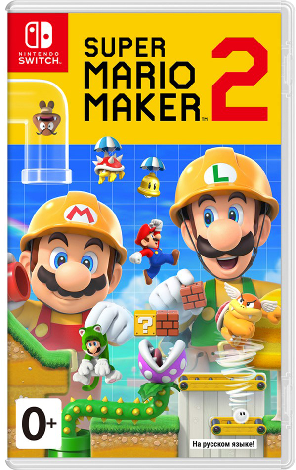 

Игра Super Mario Maker 2 для Nintendo Switch (Картридж, English version) (45496424329)