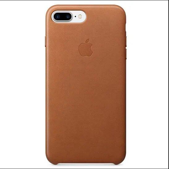

Чехол Кожаный Leather Case Original для iPhone 8 Plus Brown (03) коричневый