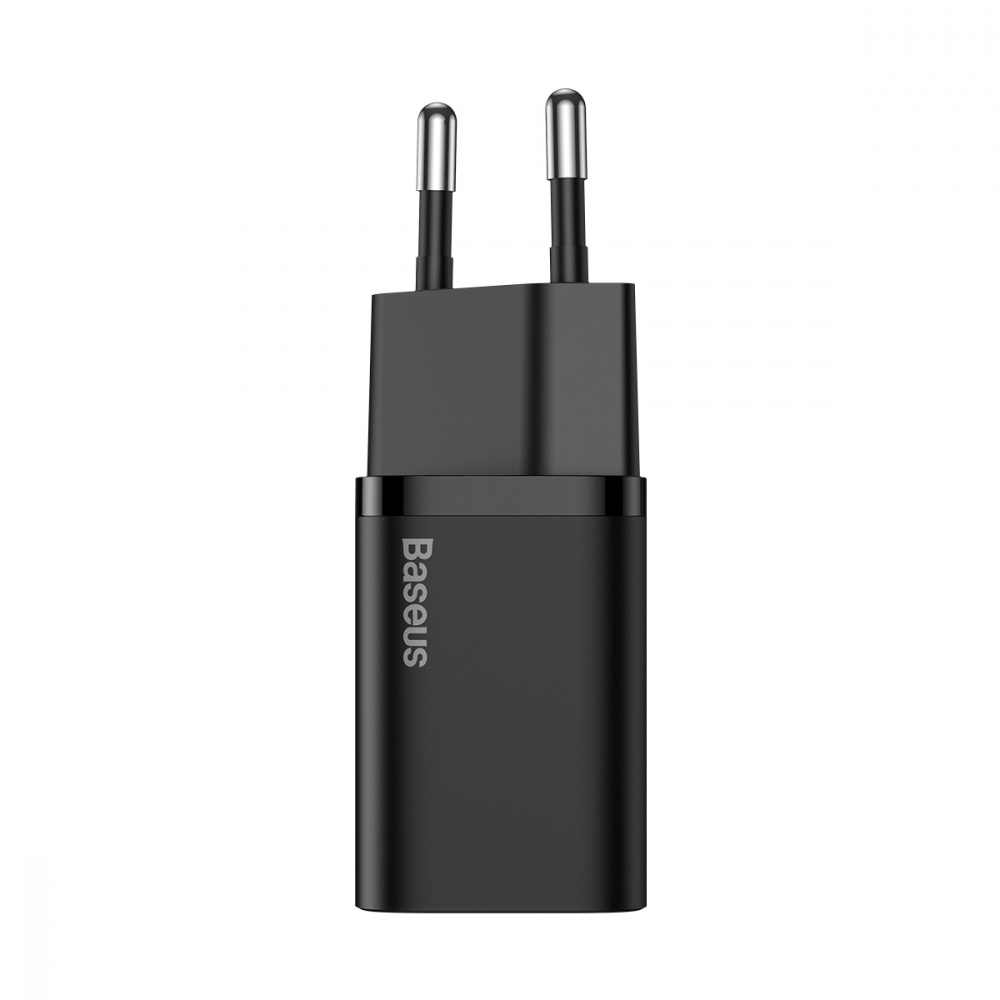 

СЗУ Baseus Super Silicone PD Charger 25W (1Type-C) + With Cable Type-C to Type-C 3A (1m) black