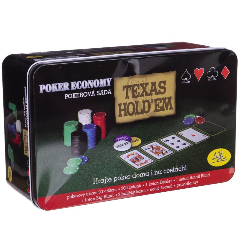 

Набор для покера PlayGame Texas 200 фишек, код: 2885-TTB