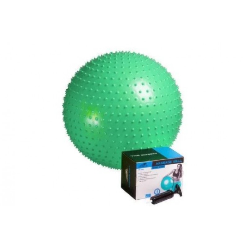 

Мяч-массажер для фитнеса PowerPlay 4002 65см Зеленый + насос, код: PP_4002_D65_Green