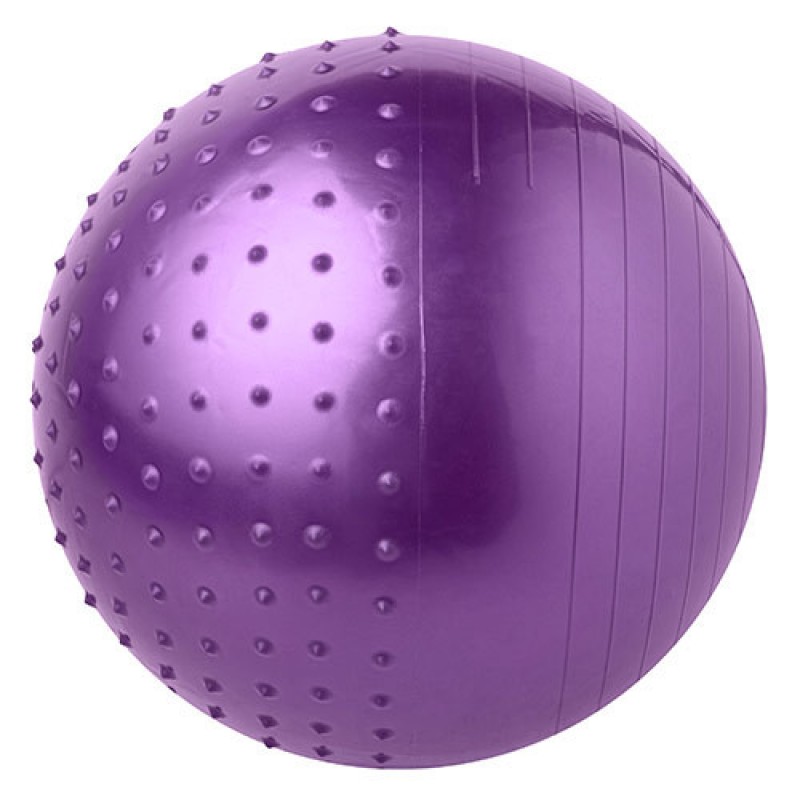 

Мяч для фитнеса комби FitGo 65 см, фиолетовый, код: 5415-27V-WS