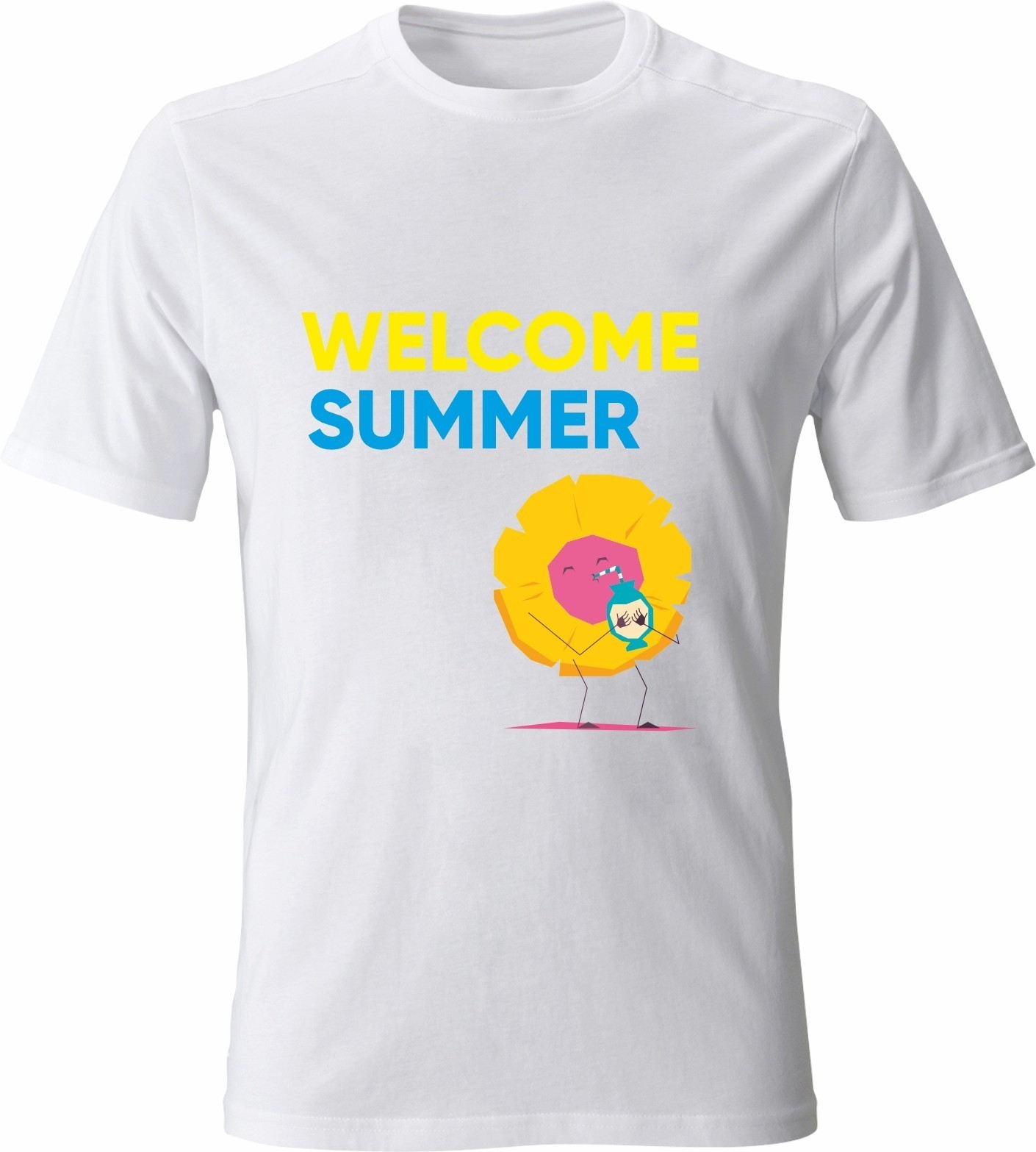 

Футболка Vivay Welcome summer  Белая (6235, Футболка Vivay Welcome summer L Белая (6235)