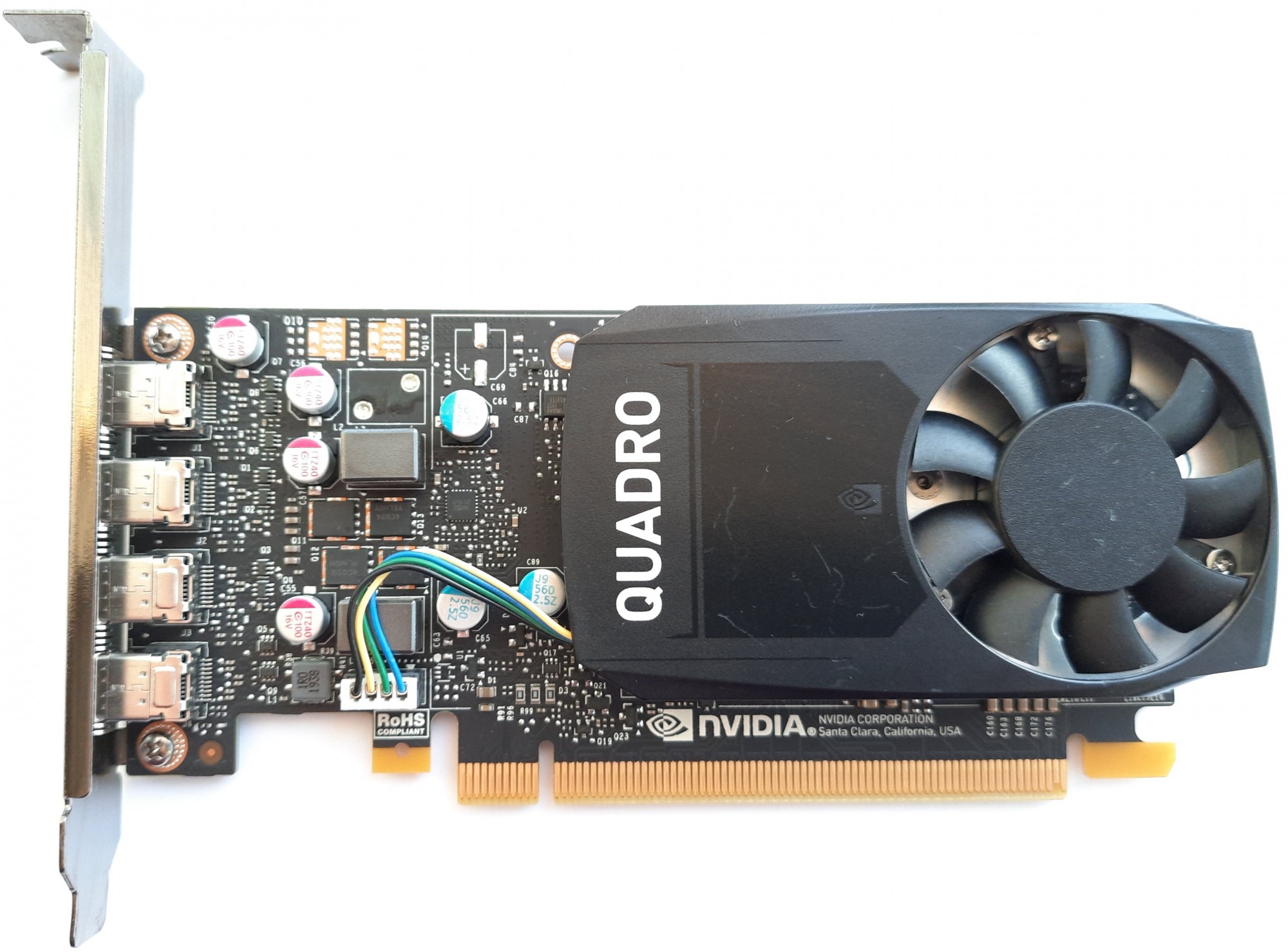 Видеокарта Nvidia Quadro P620 2GB/GDDR5/128bit mini DisplayPort x 4 б/у ...