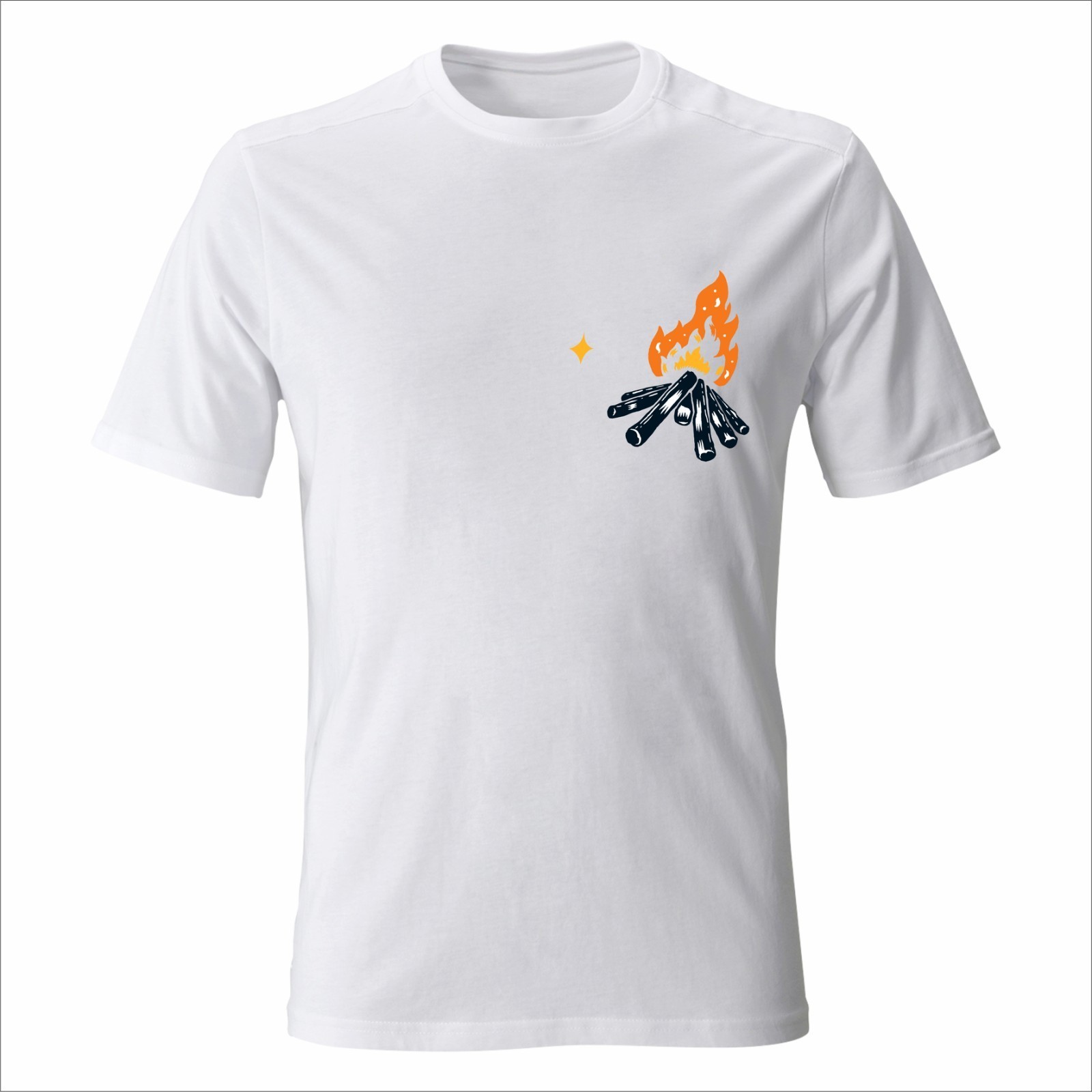 

Футболка Vivay Костер  Белая (5488, Футболка Vivay Костер L Белая (5488)