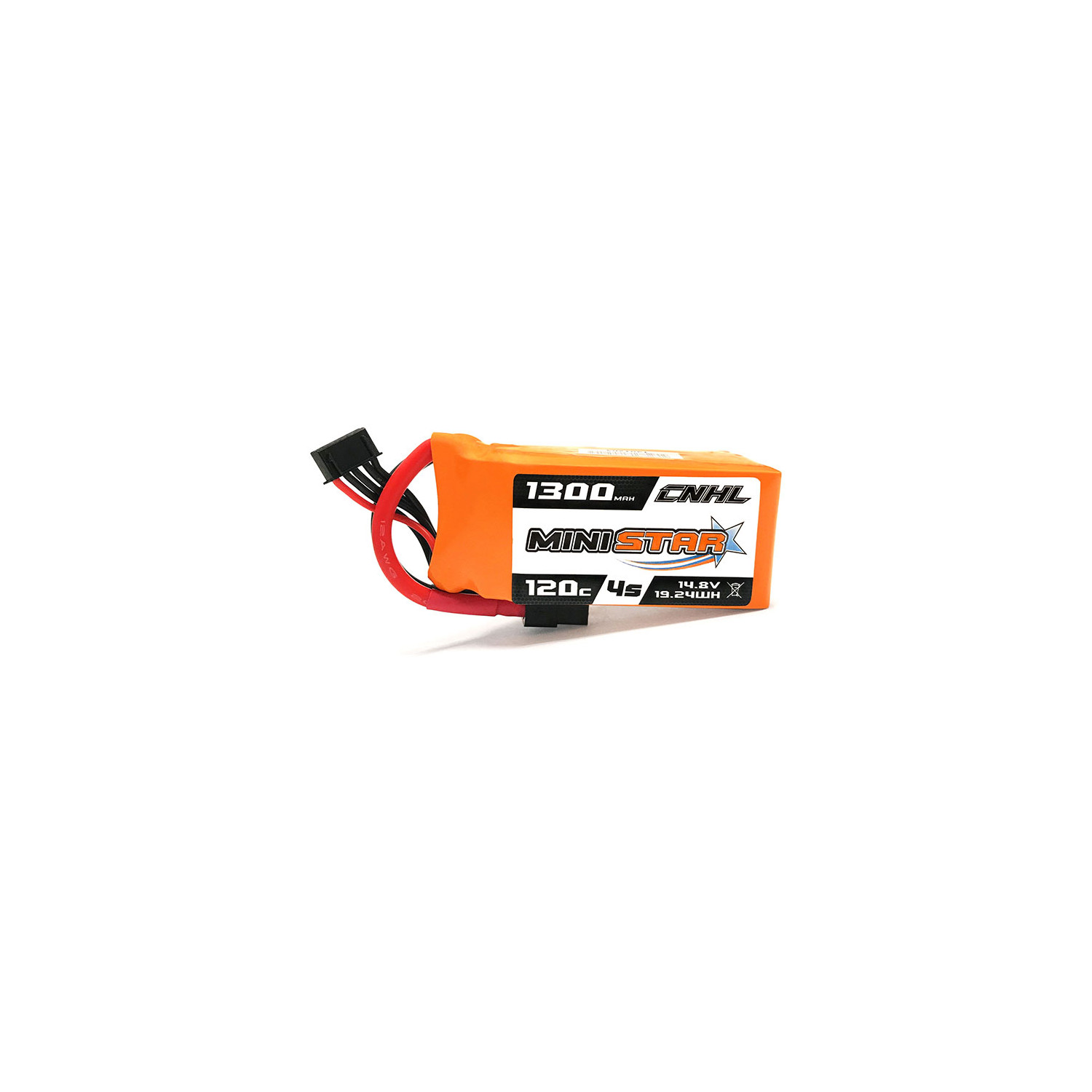 

CNHL MiniStar Li-Pol 1300mah 4S 14,8V 120C (CNHL-1301204)