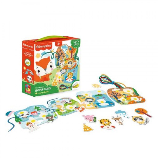 

Игра шнуровка "Времена года", укр