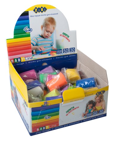 

Набор теста для лепки ZiBi Baby Line ассорти 50 штук 30 цветов (ZB.6252)