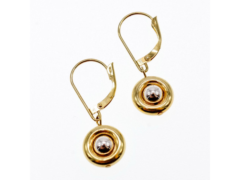 

Золотые серьги 14К 585 проба Классика Sky Jewelry 002518