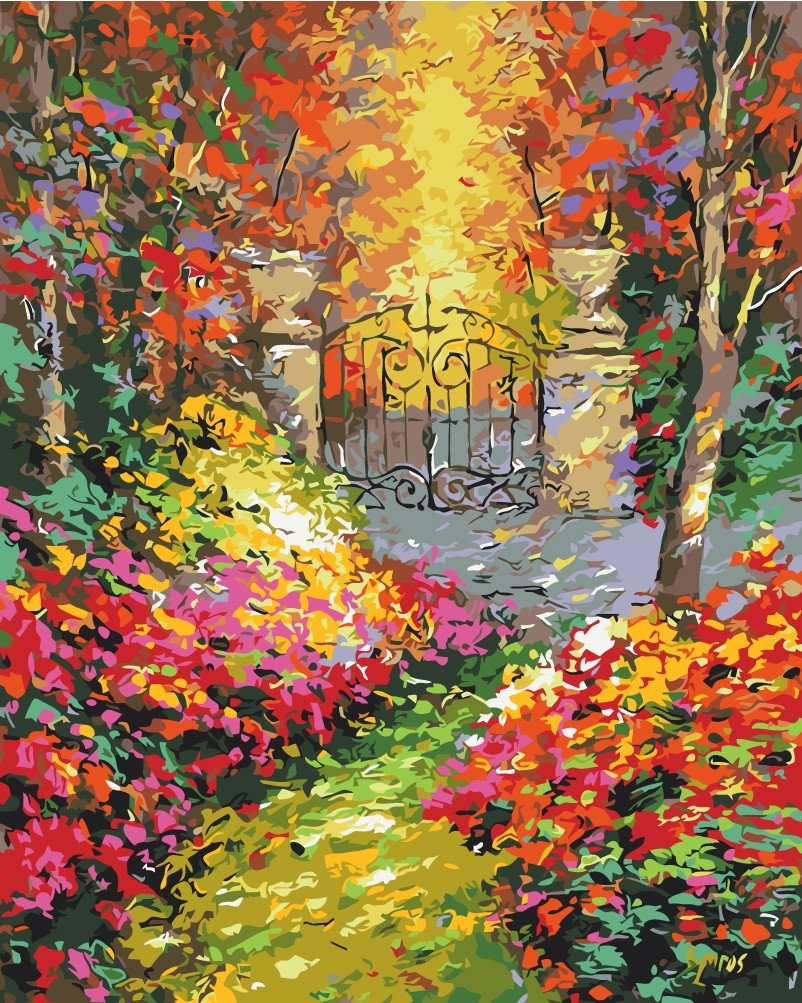 

Картина по номерам Осенний сад 50*40 BrushMe