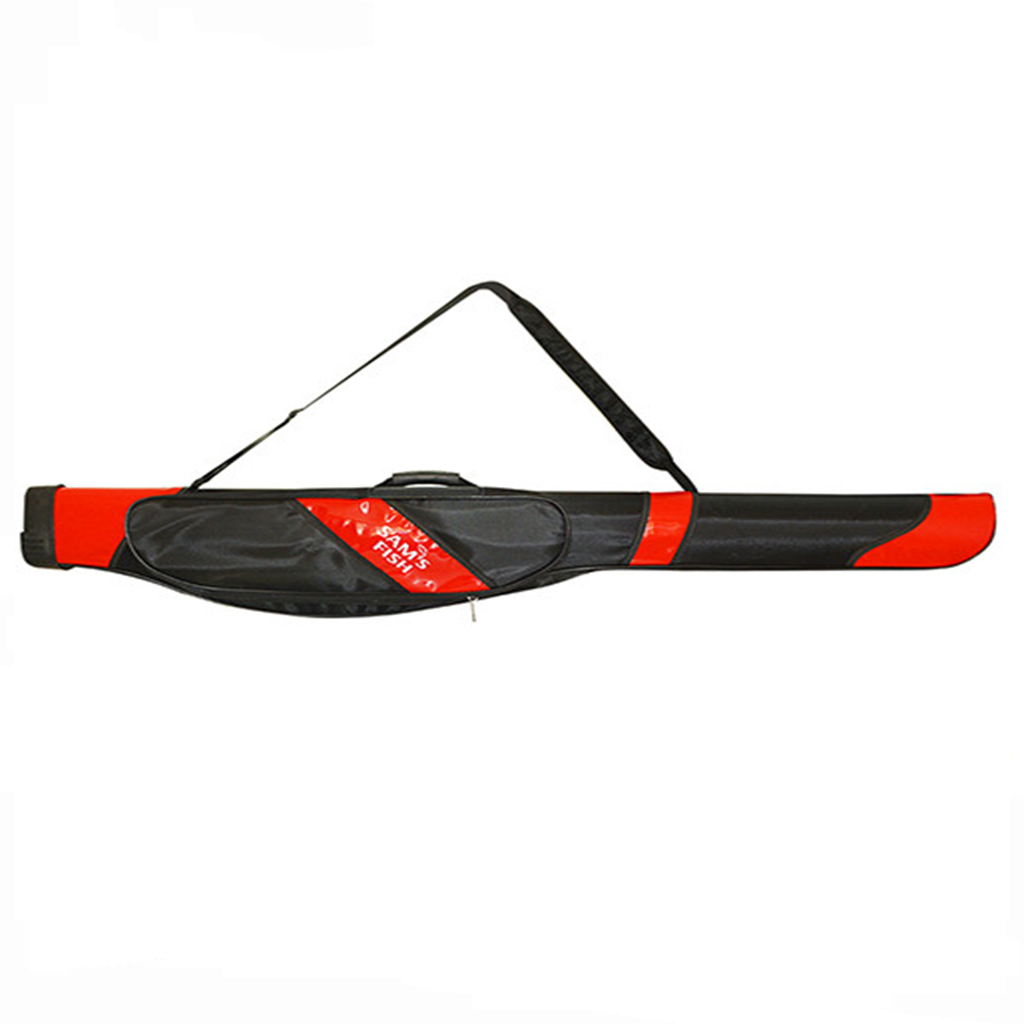 

Чехол для спиннингов Sams Fish 130 см (SF24057-B) -Черный с красным