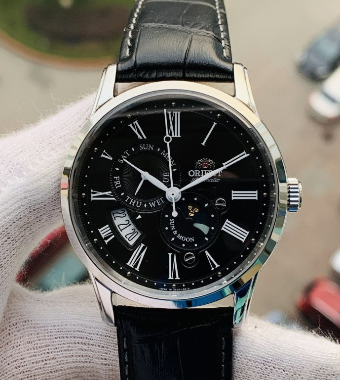 

Часы Orient Sun and Moon Sapphire SAK00004B0 (AK00004B / FAK00004B0) F6B24 Made in Japan.