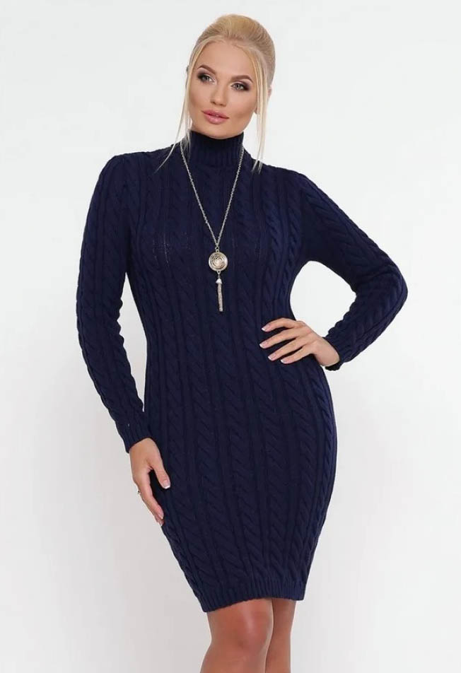 

Fashions • Платье вязаное Мила Fashions  темно-синий (547-аш, Fashions • Платье вязаное Мила Fashions 44-50 темно-синий (547-аш)